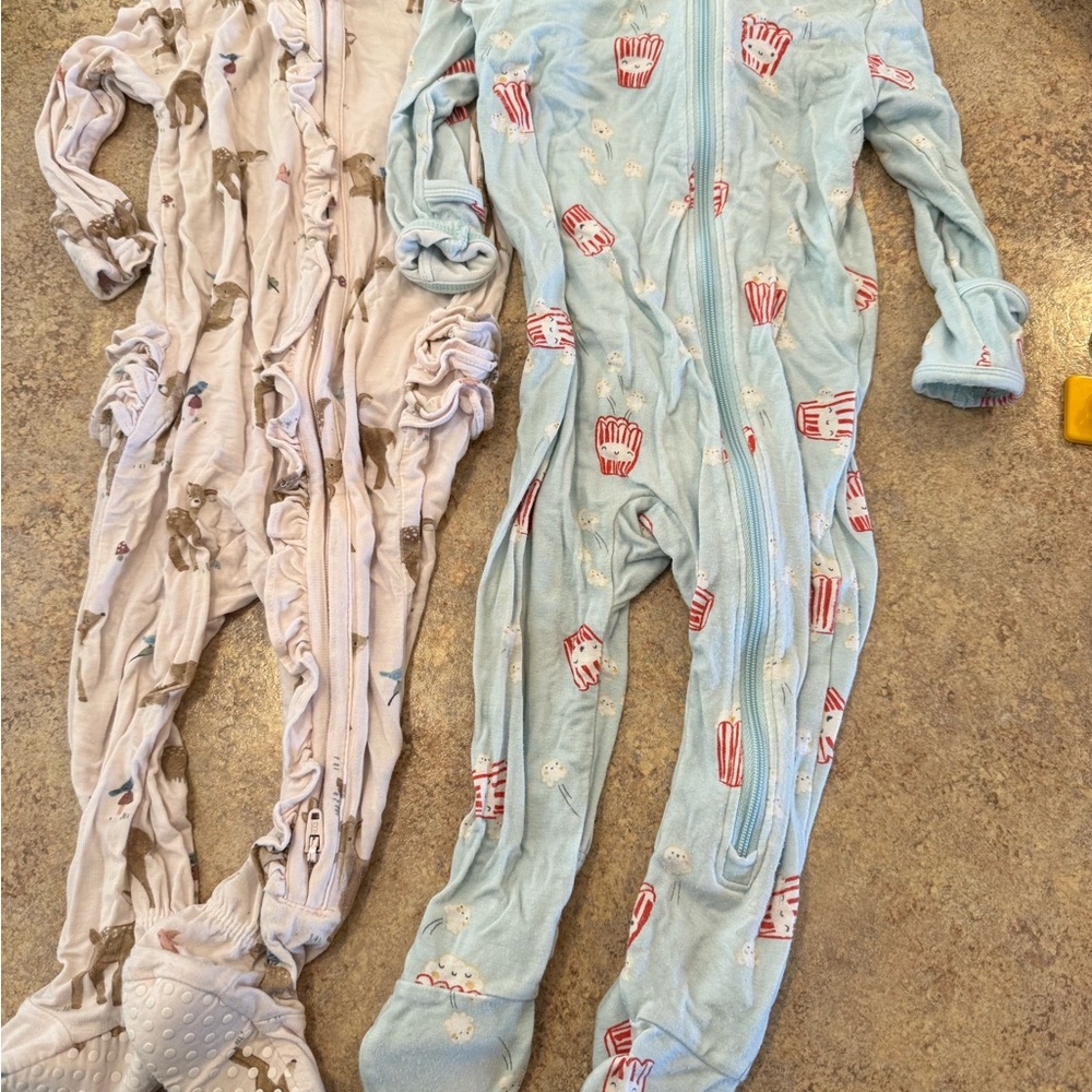 Angel Dear Deer and Popcorn Footies